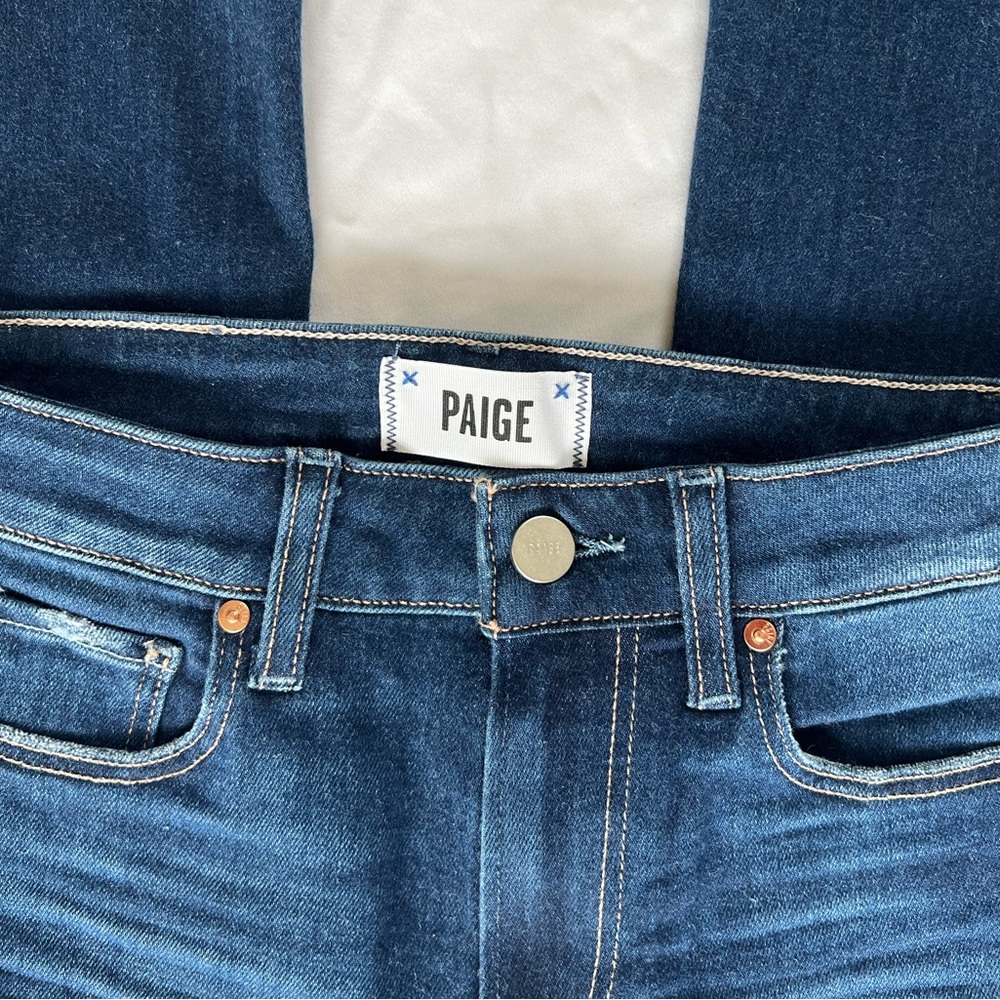 Paige Bootcut Jeans.